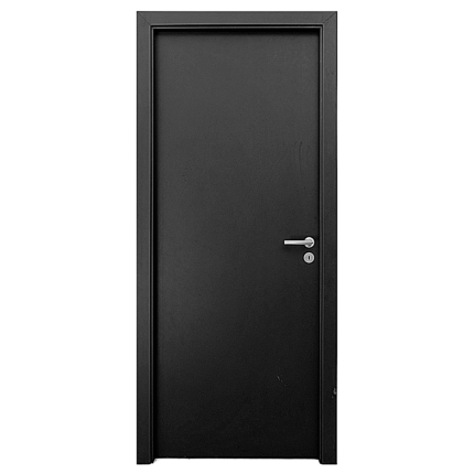 PORTA LISA PRETA COM REVESTIMENTO PET 