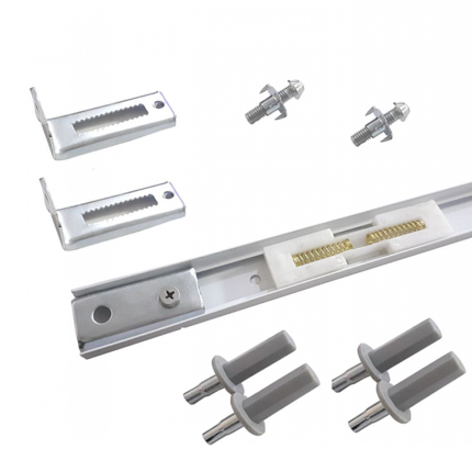 TRILHO CAMARÃO PARA PORTA DUPLA