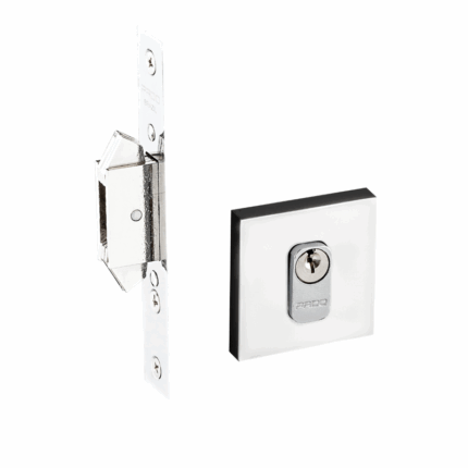 FECHADURA PADO BICO DUPLO EXTERNA CROMADA