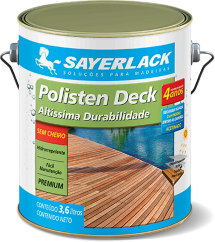 POLISTEN DECK NATURAL 3,60L SAYERLACK